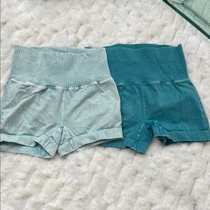 NEW STONE WASHED COLORS!🌺free people good karma biker/ running sho…